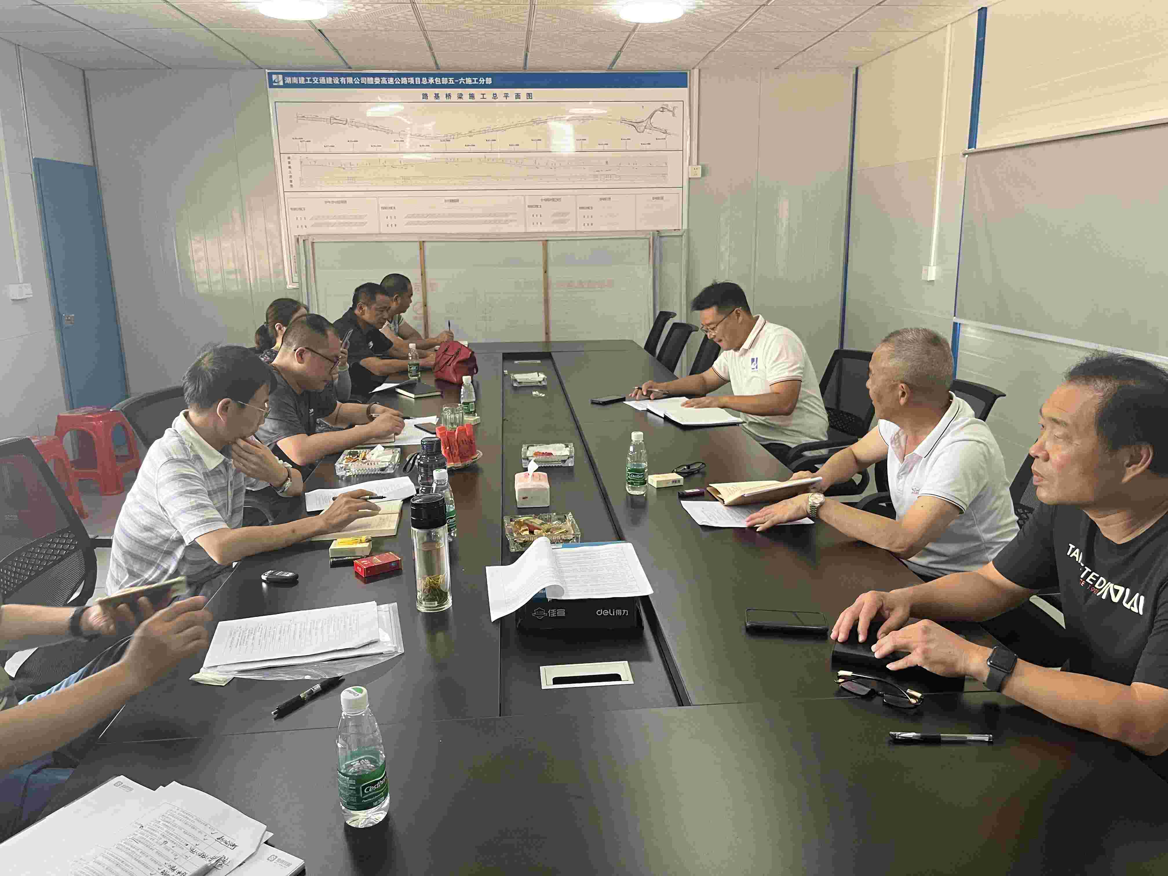 醴婁六標三工區(qū)檢查考核講評